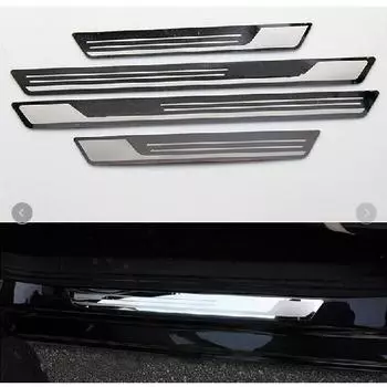 Для Jetta MK6 2011 2012 2013 2014 2015 аксессуары из нержавеющей стали накладка на порог автомобиля