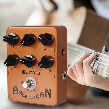 для JOYO JF-14 Прочный универсальный гитарный аксессуар Эффектор Высокопроизводительная американская звуковая электрическая педаль Performance