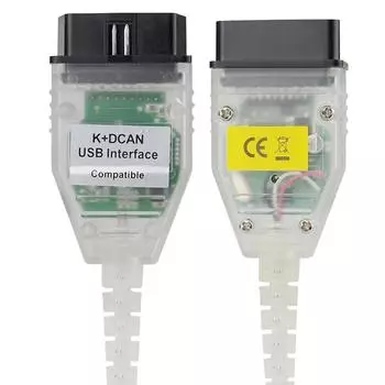 Для K Dcan Switch Obdii диагностический кабель In-Pa K+Dcan Usb интерфейс In-Pa Ediabas KD Can Obd2 диагностический сканер Ft232Rl