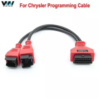 Для кабеля программирования FCA 12 + 8 для программного кабеля Chrysler 12PIN + 8PIN к OBD 16-контактный удлинительный кабель разъем OBD2