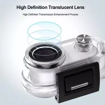 Для камеры Insta360 Go 3 защитный корпус прозрачный водонепроницаемый корпус 40 м подводное погружение защитный каркас чехол