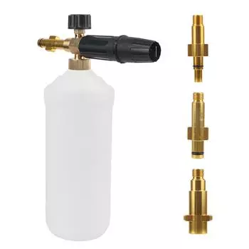 Для Karcher K AR Makita Daewoo Foam Lance Шампунь-распылитель 1 л Пистолет для мойки высокого давления с регулируемой насадкой для снега, генератор снежной пены C