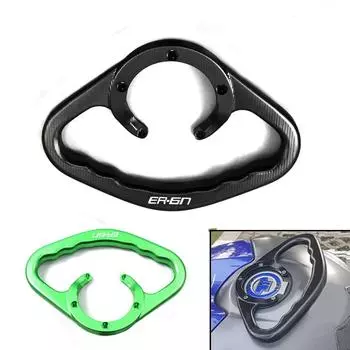 Для KAWASAKI ER-6N ER6N ER 6N все годы универсальные мотоциклетные ручки с ЧПУ для пассажира, поручни для бака, ручки, подлокотники синий