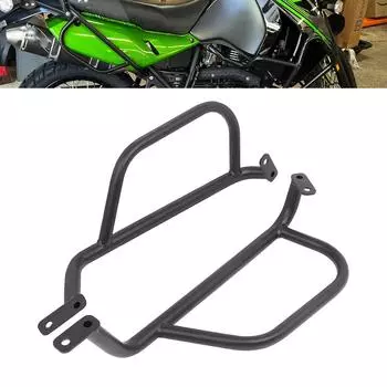 Для Kawasaki Klr650 Klr 650 KL650E 1987-2018 задняя боковая седельная сумка защитные дуги защита двигателя бака бампер рама каркаса для трюков протектор чёрный