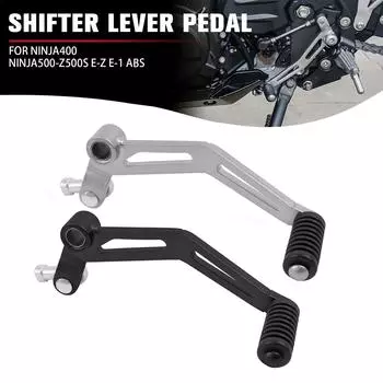Для kawasaki Ninja400 Z400 2018-2025 Ninja500 Z500 SE/Z e-1 ABS 2025-UP мотоцикл рычаг переключения передач педаль переключения передач чёрный
