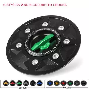 Для Kawasaki NINJA 250 400 650 Z650 Z900 ZX-6R / 636 Versys-X 300 Keyless Racing Quick Release Tank Caps Case Gas Cover