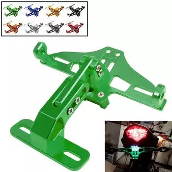 Для Kawasaki NINJA 250r 300 400 650 1000 Z400 Z650 Z800 Z900 Z1000 SX ZX6R ZX9R ZX12R ER6N/F Универсальный задний держатель номерного знака бежевый