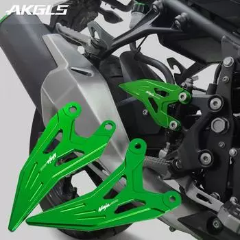 Для kawasaki ninja 400 Z400 NINJA400 2018 комплект педалей для мотоцикла, пяточная пластина, защитный чехол ninja400 black