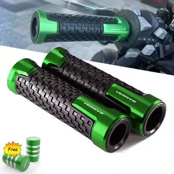 Для Kawasaki Versys 650 300 300X 1000 X300 2015-2025 Аксессуары для мотоциклов CNC Ручки руля Защитная накладка на ручку Ручка чёрный