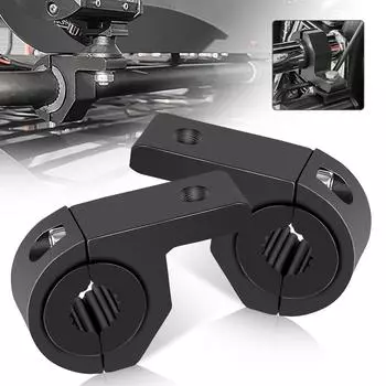 Для kawasaki versys 650 z900 z1000 suzuki 650 africa twin мотоцикл светодиодные фары зажимы кронштейн прожектора трубка зажим комплект крепления