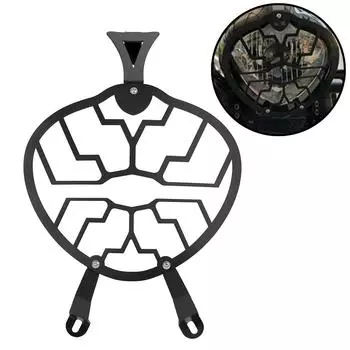 Для KAWASAKI VULCAN S 650 S650 VN650 VN 650 2015-2025 Передняя фара Защита фары мотоцикла Защитная крышка решетки фары Защитная крышка чёрный