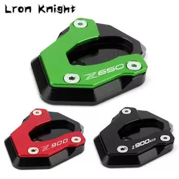 Для KAWASAKI Z650 Z900 Z900RS Z 650 900 2019 2020 2021 2022 подставка с ЧПУ, боковая подставка, удлинитель, увеличитель, подставка