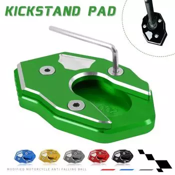 Для KAWASAKI ZX6R ZX10R Z1000/SX Z800 Z900 Z650 Z750 NINJA1000 650R ER6N ER6F Подставка для ног Боковая подставка Увеличить удлинитель синий