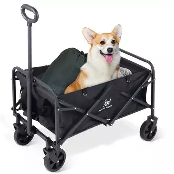 для кемпинга на открытом воздухе мини-тележка для переноски легкая 58 л складная тележка для переноски для кемпинга тележка для кемпинга компактная тележка для хранения одним нажатием легкая прочная чёрный