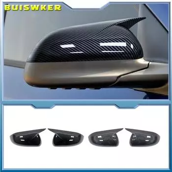 Для KIA K2 KX CROSS 2017-2020 RIO 4 2017-2025 автомобильный чехол для зеркала заднего вида, рог, крыло, наружная отделка двери, наклейка из карбона