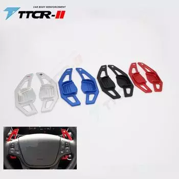 Для Kia K3 Cerato K3S 2013-2017 алюминиевый руль с подрулевым переключателем, удлинитель лезвия, автомобильные аксессуары чёрный