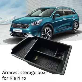 Для Kia Niro Extreme Rui Центральный подлокотник Ящик для хранения Интерьер Модифицированный ящик для хранения Car Class Аксессуары для хранения Bo T8F1
