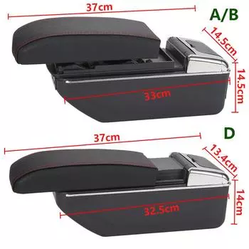 Для Kia Picanto Armrest Box Для Kia Picanto 3X-Line interior Модернизированные детали автомобильные аксессуары Ящик для хранения Простая установка