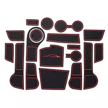 для Kia Rio 4 X-Line 2017 - 2025 противоскользящий коврик для паза под калитку нескользящая накладка аксессуары для интерьера 18 шт./комплект