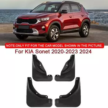 Для KIA Sonet 2020-2023 2024 автомобильный стайлинг ABS автомобильные брызговики брызговики брызговики передние задние крылья автомобильные аксессуары чёрный
