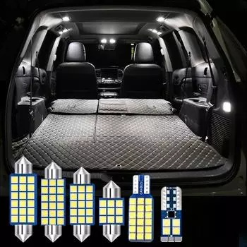 Для Kia Sportage 3 R 2010 2011 2012 2013 2014 2015 автомобильные светодиодные лампы салон автомобиля лампа для чтения багажник косметическое зеркало свет белый