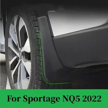 Для Kia Sportage NQ5 брызговики 2022 2023 автомобильные аксессуары протектор передний и задний брызговик накладка защита от брызг black 4pcs