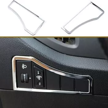 Для Kia Sportage R SportageR 2011 2012 2013 2014 2015 автомобильная хромированная крышка переключателя фар накладка аксессуары аксессуары серебряный