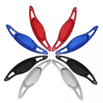 Для Kia Stinger CK K8 2018 2019 2020 CNC алюминиевая пара автомобильных аксессуаров рулевое колесо переключение передач удлинитель рычага переключения передач красный