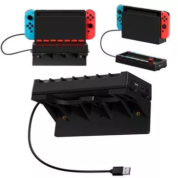Для консоли Nintendo Switch настенный кронштейн RGB док-станция настенная подставка для хранения для Nitendo Switch OLED TV док-станция аксессуары белый