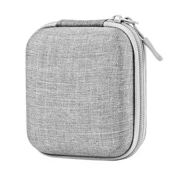 Для консоли Powkiddy V10 чехол для переноски ударопрочный портативный дорожный мешок для хранения устойчивая к царапинам сумка с сетчатым внутренним карманом чёрный