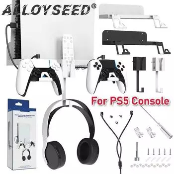 Для консоли PS5 настенный кронштейн для хранения геймпада гарнитуры стойка для игрового контроллера PS кронштейн для поддержки игровых аксессуаров