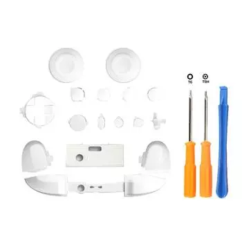 Для контроллера X-box One Elite LB RB, кнопки бампера, триггер, пластиковый разъем, замена версии (Черный/синий/красный/оранжевый) белый