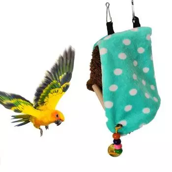 для кореллы, канарейки, подвесная теплая клетка для птиц, насест, гамак для попугаев, гнездо для птиц, кровать для попугаев серый