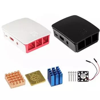 Для корпуса Raspberry Pi 3 Официальный корпус из АБС-пластика от охлаждающего вентилятора Foundation
