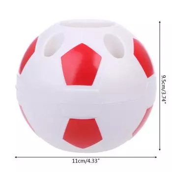 для креативного футбольного держателя для ручек, контейнера для зубных щеток, многофункционального офисного органа чёрный