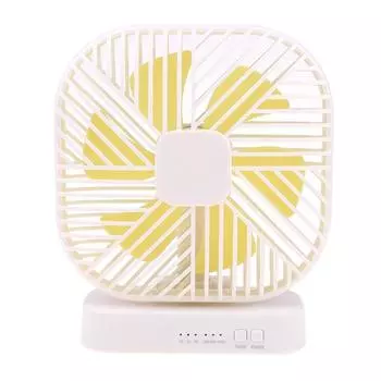 для креативного настольного вентилятора для дома, общежития, офиса, 3-скоростного регулируемого вентилятора с функцией таймера, портативного Lightwei A белый