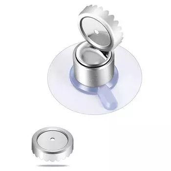 для креативных магнитных мыльниц, настенных мыльниц для ванной комнаты, подставок для стаканов на присоске, серебряных магнитных мыльниц B