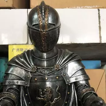 для Креативный Диспенсер для Рулонов Салфеток Держатель Для Одного Рулона Салфеток Средневековая Статуя Рыцаря Держатель Для Бумажных Полотенец Аксессуар Для Ванной Комнаты