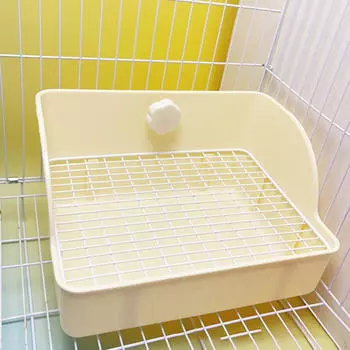 для кроликов, угловой наполнитель, домашние хомяки, морские свинки, аксессуары для клеток белый