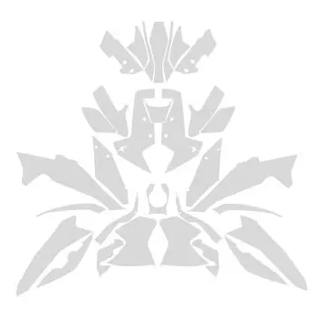 Для KTM 790 ADV PPF 790 Adventure 2024 защитная пленка для краски, защита обтекателя из ТПУ, защита от царапин, краска белый