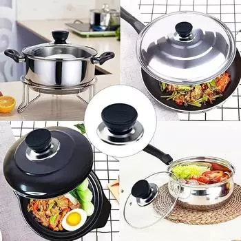 Для кухонных принадлежностей Универсальные кухонные принадлежности Заменить крышку Кастрюля Ручка для крышки Плиты Компонент Аксессуары Посуда Обеденный бар