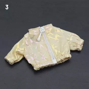 для куклы 1/12bjd кукольное пальто на молнии с длинными рукавами солнцезащитная куртка модная одежда повседневная одежда 3