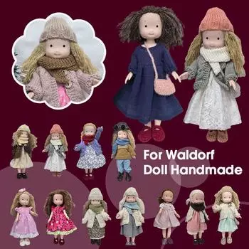 Для куклы Вальдорф, ручная работа, мини-куклы, нарядные мини-игрушки, аксессуары, декоративная машина, милая успокаивающая кукла K Q2M1 style17-1pc