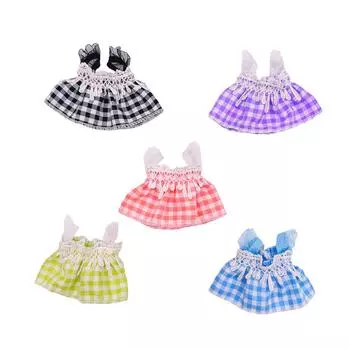 Для кукольной одежды 10-15 см, модная одежда, толстовки с капюшоном, кукольная одежда, толстовки с капюшоном, аксессуары для кукол, милые украшения, маленькие платки чёрный