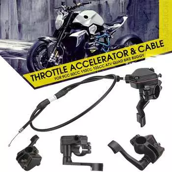 Для квадроцикла 9cc 50cc 110cc 125cc ATV, квадроцикла, багги, большого пальца, дроссельной заслонки, акселератора и рычага, контроллера, троса дроссельной заслонки в сборе CHINA