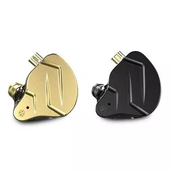 Для KZ ZSN PRO X наушники-вкладыши 1BA + 1DD гибридная технология мониторные наушники с шумоподавлением спортивная гарнитура HIFI бас наушники with mic чёрный