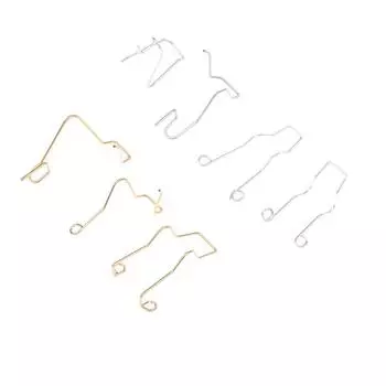 Для лампы фары H1 H3 H4 H7 фиксирующий зажим стопорное кольцо светодиодный провод пряжка крюк железный прессовочный лист общий для мотоциклов