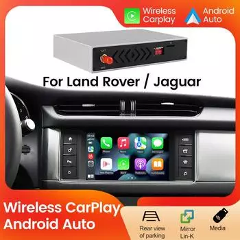 Для Land Rover Range Rover Evoque Discovery Jaguar XE XF Система Bosch Harman Беспроводной Carplay Android Auto Car Decoding Box WIFI