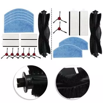 Для Laresar Mars 01 комплект основных деталей: фильтры основной щетки и салфетки для швабры A