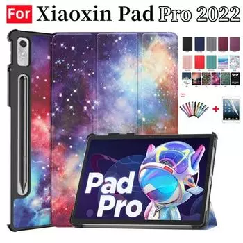 Для Lenovo XiaoXin Pad Pro 11,2 дюйма P11 Pro Gen 2 TB-132FU 2022 откидная подставка магнитный чехол для Funda Xiaoxin Pad Pro 2022 чехол P11 Pro Gen 2 11.2 чёрный